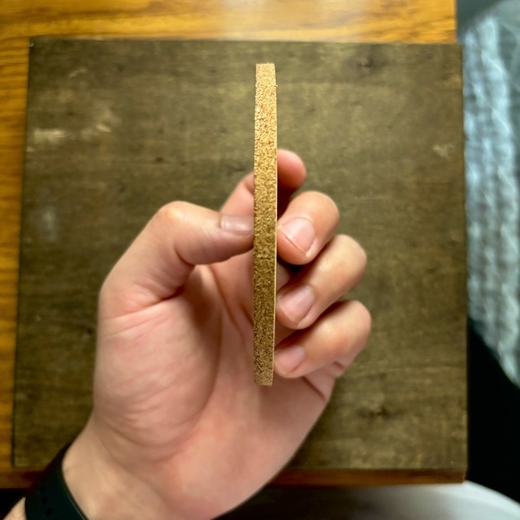 Spider-Man Andrew Garfield Logo Laser Engraved Painted Cork Coaster - Picture 5 of 5